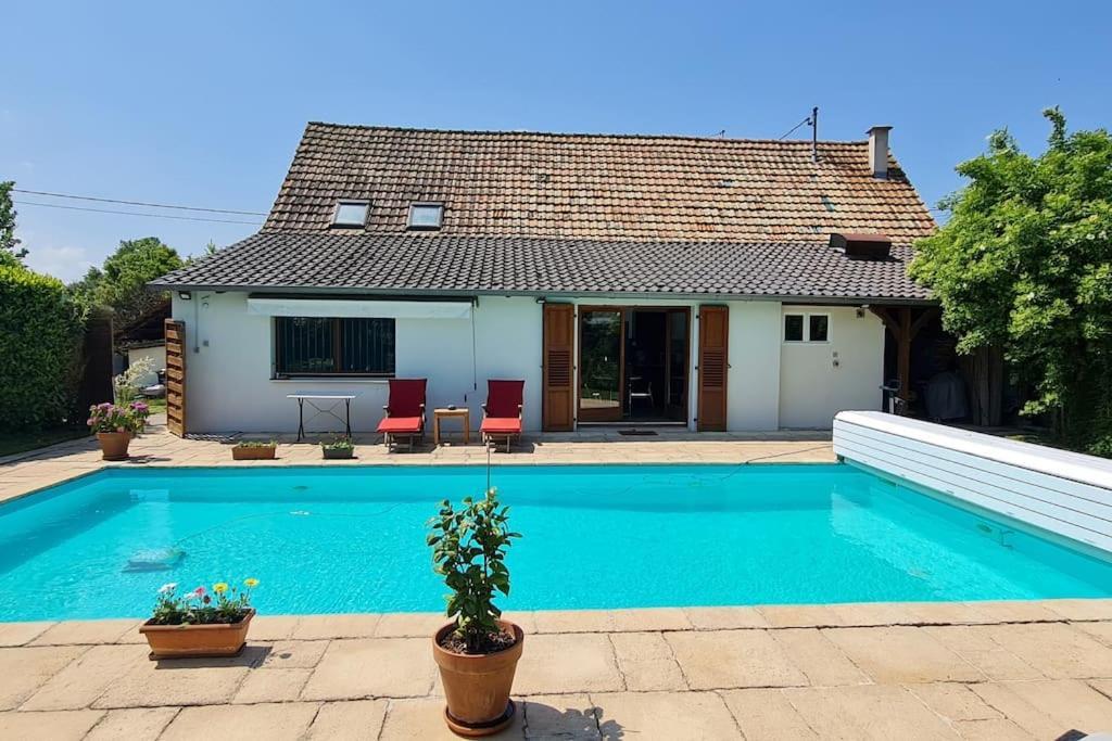 شقة Alsace Bas-Rhin Logis Independant Avec Piscine Privee Alteckendorf المظهر الخارجي الصورة